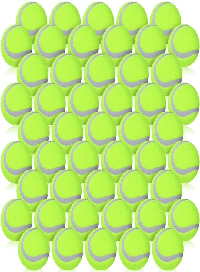 Yunsailing 50 Packs Small Tennis Balls for Dogs Bulk Dog Toys Pet Interactive Mini Tennis Balls for Training Play Exercise and Fetch(Yellow) - Image 1